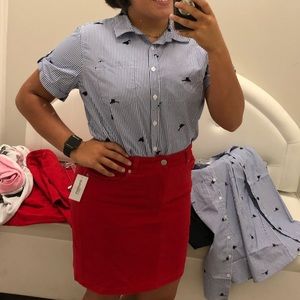 Westport Red Starfish Skort Size 4